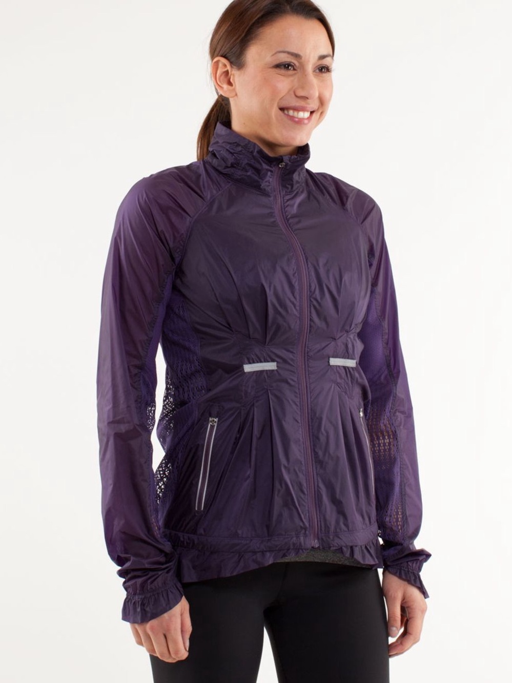 lululemon Run Wild Jacket Concord Grape Size 8